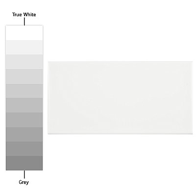 Projectos Neve White Matte 3-7/8" x 7-3/4" Ceramic Tile - Sold Per Case of 50 - 11.46 Square Feet