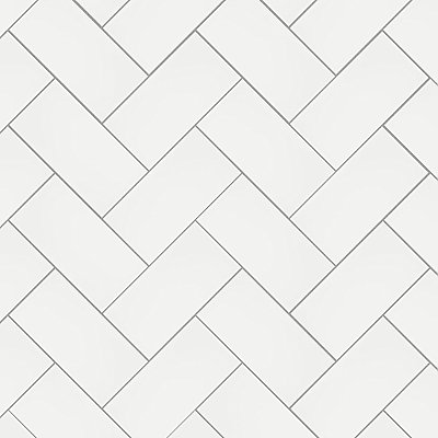 Projectos Neve White Matte 3-7/8" x 7-3/4" Ceramic Tile - Sold Per Case of 50 - 11.46 Square Feet