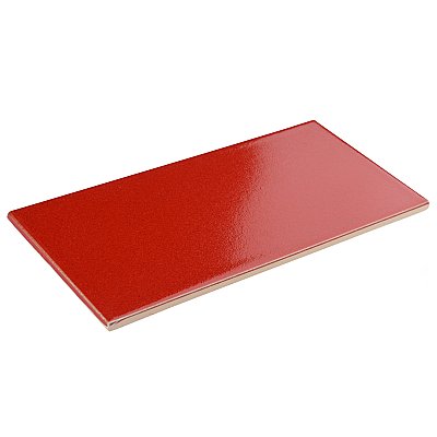Projectos Vermelho Red Matte 3-7/8" x 7-3/4" Ceramic Tile - Sold Per Case of 50 - 11.46 Square Feet