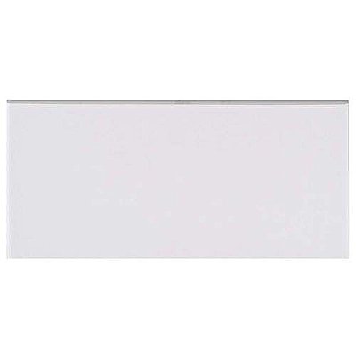 Revival White 3-1/2" x 7-3/4" Ceramic Bullnose Trim - White - Per Piece - .19 Square Feet