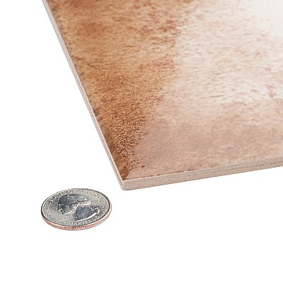 True 7-3/4" x 7-3/4" Ceramic Floor & Wall Tile - 25 Tiles Per Case - 10.75 Sq. Ft.