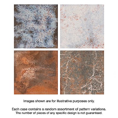 True 7-3/4" x 7-3/4" Ceramic Floor & Wall Tile - 25 Tiles Per Case - 10.75 Sq. Ft.