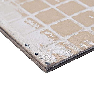 Twenties Vintage Black 3-1/2" x 7-3/4" Ceramic Bullnose Trim - Sold Per Piece  - .19 Square Feet