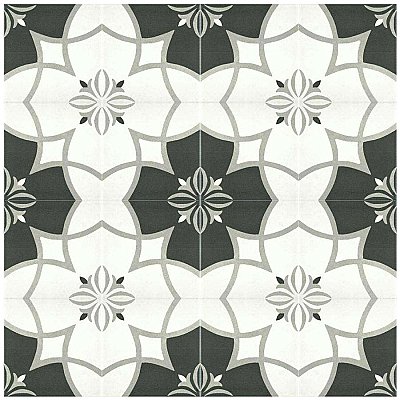 Twenties Vintage Crest 7-3/4" x 7-3/4" Ceramic Tile - Sold Per Case of 25 - .11.11 Square Feet Per Case