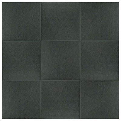 Twenties Vintage Black 7-3/4" x 7-3/4" Ceramic Tile - Sold Per Case of 25 - .11.11 Square Feet Per Case