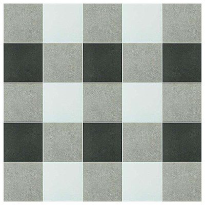 Twenties Vintage Black 7-3/4" x 7-3/4" Ceramic Tile - Sold Per Case of 25 - .11.11 Square Feet Per Case