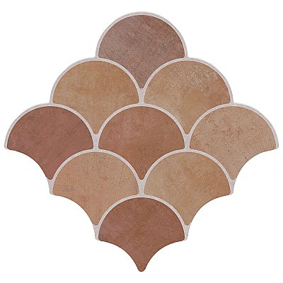 Scala Cotto 12-1/8" x 12-1/8" Porcelain Floor & Wall Tile - 9 Tiles Per Case - 9.36 Sq. Ft.
