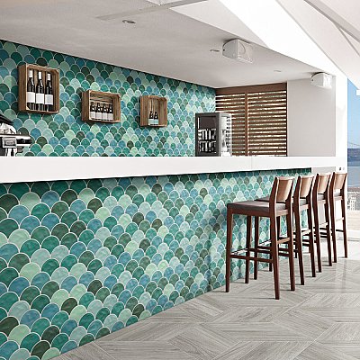 Scala Garden 12-1/8" x 12-1/8" Porcelain Floor & Wall Tile - 9 Tiles Per Case - 9.36 Sq. Ft.