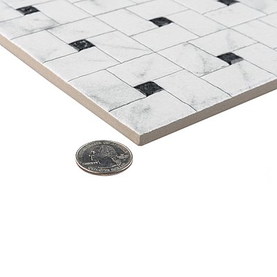 Domitia Cordoba 17-3/8" x 17-3/8" Porcelain Floor/Wall Tile - 7 Tiles Per Case - 14.91 Sq. Ft.