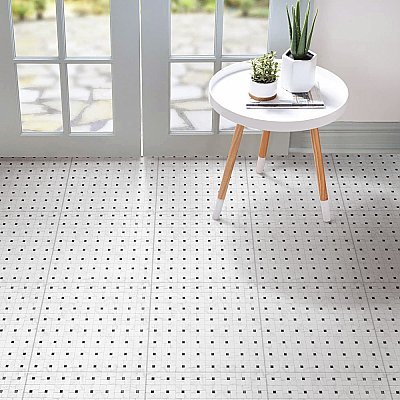 Domitia Cordoba 17-3/8" x 17-3/8" Porcelain Floor/Wall Tile - 7 Tiles Per Case - 14.91 Sq. Ft.