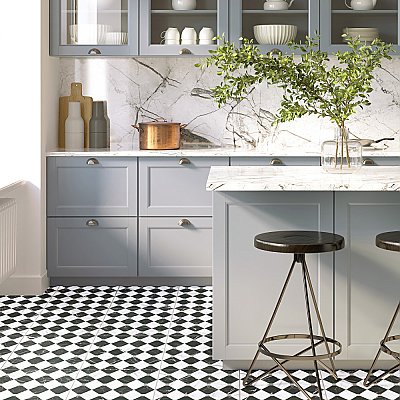 Tuscany Firenze 17-3/8" x 17-3/8" Porcelain Floor/Wall Tile - 7 Tiles Per Case - 14.91 Sq. Ft.