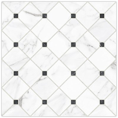 Tuscany Siena 17-3/8" x 17-3/8" Porcelain Floor/Wall Tile - 7 Tiles Per Case - 14.91 Sq. Ft.