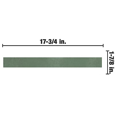 Phoenix Green 1-7/8" x 17-3/4" Porcelain Floor & Wall Tile - 32 Tiles Per Case - 7.43 Square Feet