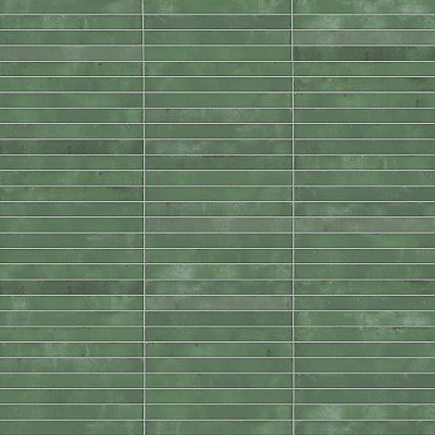 Phoenix Green 1-7/8" x 17-3/4" Porcelain Floor & Wall Tile - 32 Tiles Per Case - 7.43 Square Feet