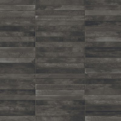 Sedona Charcoal 1-7/8" x 17-3/4" Porcelain Floor & Wall Tile - 32 Tiles Per Case - 8.29 Square Feet
