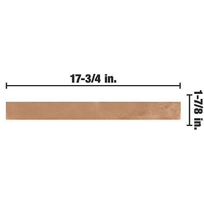 Sedona Cotto 1-7/8" x 17-3/4" Porcelain Floor & Wall Tile - 32 Tiles Per Case - 8.29 Square Feet