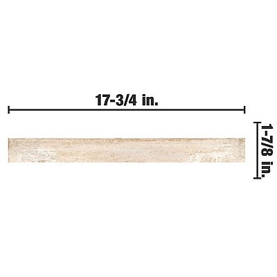 Sedona Sand 1-7/8" x 17-3/4" Porcelain Floor & Wall Tile - 32 Tiles Per Case - 8.29 Square Feet