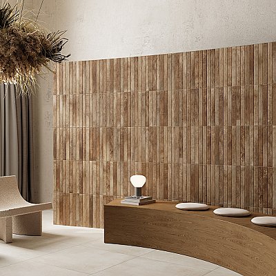 Sedona Sunset 1-7/8" x 17-3/4" Porcelain Floor & Wall Tile - 32 Tiles Per Case - 8.29 Square Feet