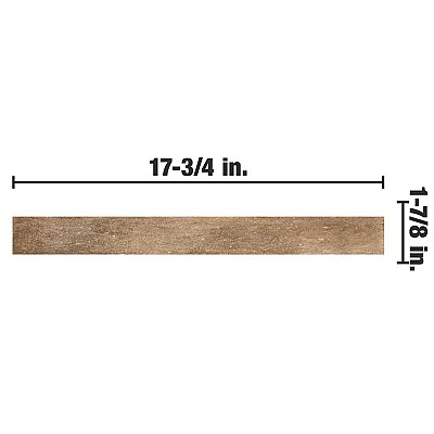 Sedona Sunset 1-7/8" x 17-3/4" Porcelain Floor & Wall Tile - 32 Tiles Per Case - 8.29 Square Feet
