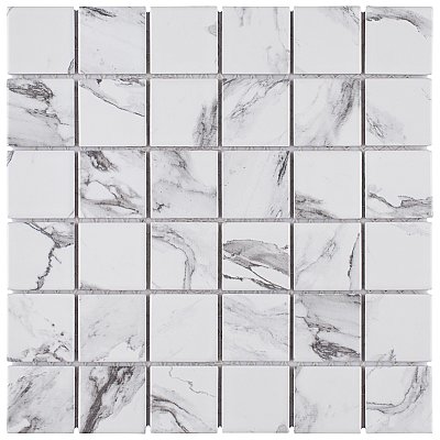 Katina Calacatta 11-5/8"x 11-5/8" Porcelain Tile - Per Case of 10 - 9.39 Square Feet