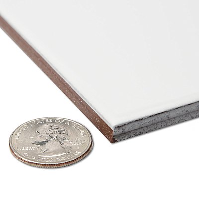 Monocolor Alaska 7-7/8" x 7-7/8" Ceramic Floor and Wall Tile - 25 Tiles Per Case - 11.25 Square Feet