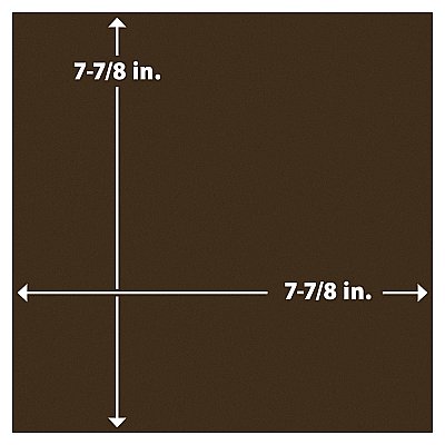 Monocolor Caoba 7-7/8" x 7-7/8" Ceramic Floor and Wall Tile - 25 Tiles Per Case - 11.25 Square Feet