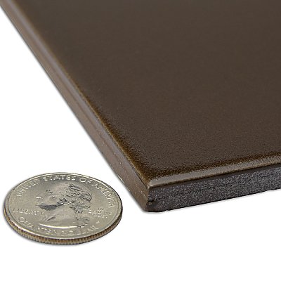 Monocolor Caoba 7-7/8" x 7-7/8" Ceramic Floor and Wall Tile - 25 Tiles Per Case - 11.25 Square Feet
