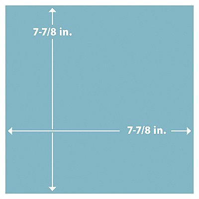 Monocolor Celeste 7-7/8" x 7-7/8" Ceramic Floor and Wall Tile - 25 Tiles Per Case - 11.25 Square Feet