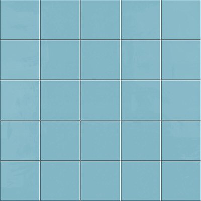 Monocolor Celeste 7-7/8" x 7-7/8" Ceramic Floor and Wall Tile - 25 Tiles Per Case - 11.25 Square Feet