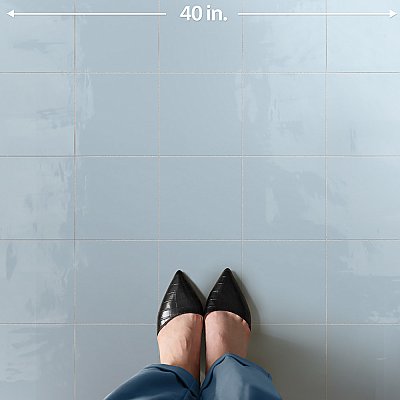 Monocolor Humo 7-7/8" x 7-7/8" Ceramic Floor and Wall Tile - 25 Tiles Per Case - 11.25 Square Feet