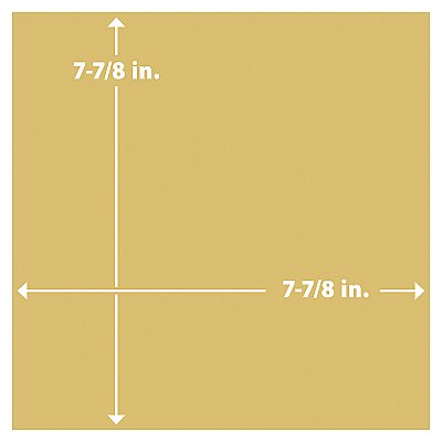 Monocolor Special Limon 7-7/8" x 7-7/8" Ceramic Floor and Wall Tile - 25 Tiles Per Case - 11.25 Square Feet