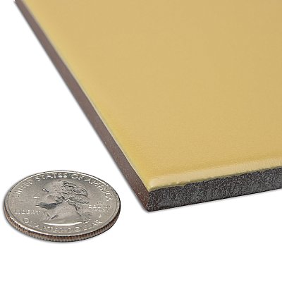 Monocolor Special Limon 7-7/8" x 7-7/8" Ceramic Floor and Wall Tile - 25 Tiles Per Case - 11.25 Square Feet