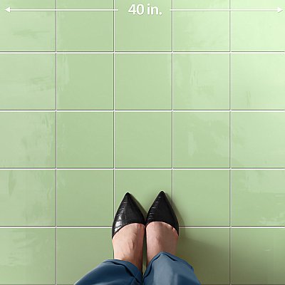 Monocolor Musgo 7-7/8" x 7-7/8" Ceramic Floor and Wall Tile - 25 Tiles Per Case - 11.25 Square Feet
