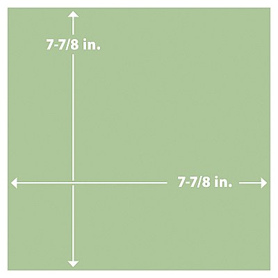Monocolor Musgo 7-7/8" x 7-7/8" Ceramic Floor and Wall Tile - 25 Tiles Per Case - 11.25 Square Feet