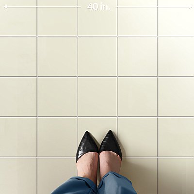 Monocolor Nacar 7-7/8" x 7-7/8" Ceramic Floor and Wall Tile - 25 Tiles Per Case - 11.25 Square Feet