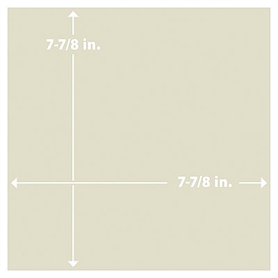 Monocolor Nacar 7-7/8" x 7-7/8" Ceramic Floor and Wall Tile - 25 Tiles Per Case - 11.25 Square Feet