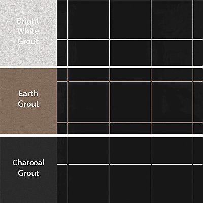 Monocolor Special Nero 7-7/8" x 7-7/8" Ceramic Floor and Wall Tile - 25 Tiles Per Case - 11.25 Square Feet