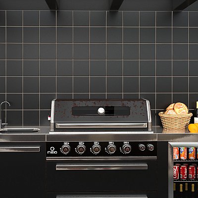 Monocolor Special Nero 7-7/8" x 7-7/8" Ceramic Floor and Wall Tile - 25 Tiles Per Case - 11.25 Square Feet
