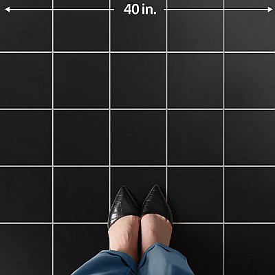 Monocolor Special Nero 7-7/8" x 7-7/8" Ceramic Floor and Wall Tile - 25 Tiles Per Case - 11.25 Square Feet