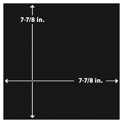 Monocolor Special Nero 7-7/8" x 7-7/8" Ceramic Floor and Wall Tile - 25 Tiles Per Case - 11.25 Square Feet