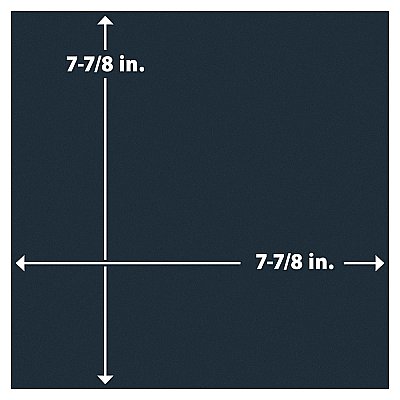 Monocolor Premium Noche 7-7/8" x 7-7/8" Ceramic Floor and Wall Tile - 25 Tiles Per Case - 11.25 Square Feet