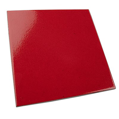 Monocolor Premium Rojo Volcan 7-7/8" x 7-7/8" Ceramic Floor and Wall Tile - 25 Tiles Per Case - 11.25 Square Feet