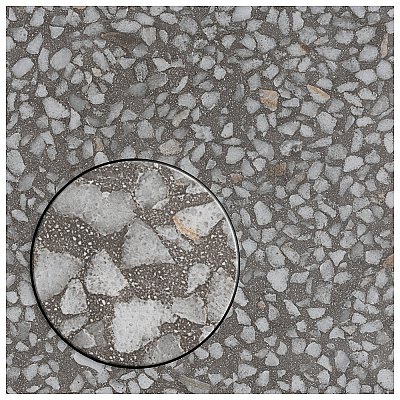 Farnese Amalfi Grafito 11-1/2" x 11-1/2" Porcelain Floor & Wall Tile - 11 Tiles Per Case - 10.34 Sq. Ft.
