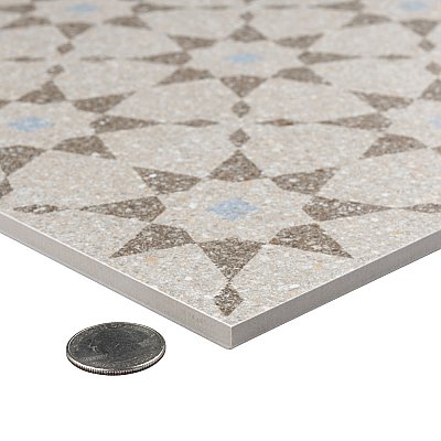 Farnese Aventino Crema 11-1/2" x 11-1/2" Porcelain Floor & Wall Tile - 11 Tiles Per Case - 10.34 Sq. Ft.