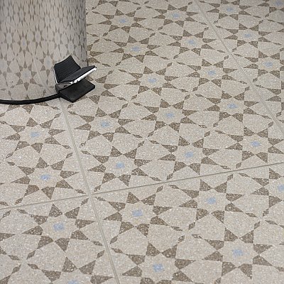 Farnese Aventino Crema 11-1/2" x 11-1/2" Porcelain Floor & Wall Tile - 11 Tiles Per Case - 10.34 Sq. Ft.