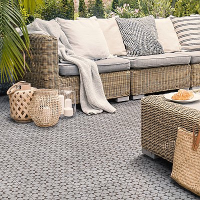Farnese Aventino Humo 11-1/2" x 11-1/2" Porcelain Floor & Wall Tile - 11 Tiles Per Case - 10.34 Sq. Ft.