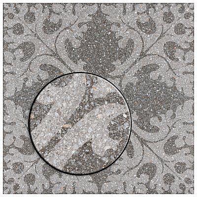 Farnese Molise Grafito 11-1/2" x 11-1/2" Porcelain Floor & Wall Tile - 11 Tiles Per Case - 10.34 Sq. Ft.