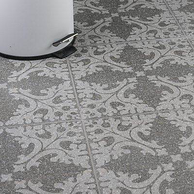 Farnese Molise Grafito 11-1/2" x 11-1/2" Porcelain Floor & Wall Tile - 11 Tiles Per Case - 10.34 Sq. Ft.