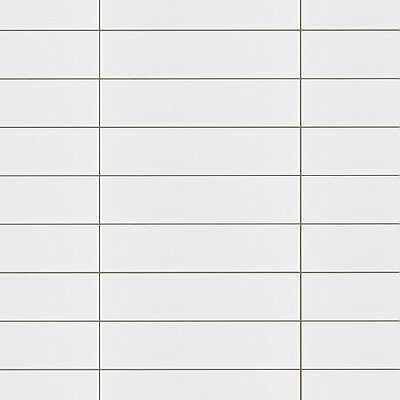 Metro Soho Subway Glossy White 1-3/4" x 7-3/4" Porcelain Floor & Wall Tile - Sold Per Case of 30 - 3.0 Sq. Ft.