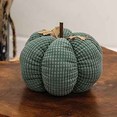 Teal Waffle Weave Pumpkin